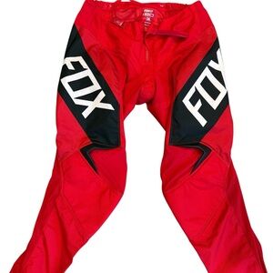 Fox Red and Black Motocross Pants men’s size 36